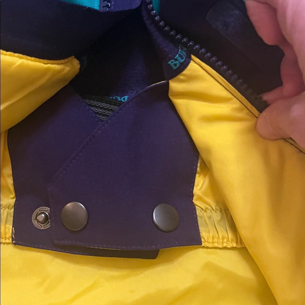 Burton Kid’s Silvertail Jacket Dynasty Green/Parachute Purple Size 10/M - Picture 7 of 11